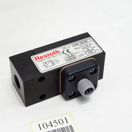 Rexroth Drucktransmitter 0821100081 PE1-SA-G014-000-100-M012 0...10bar Pmax 30 bar 10...32VDC 4-20mA / Unbenutzt - Maranos.de