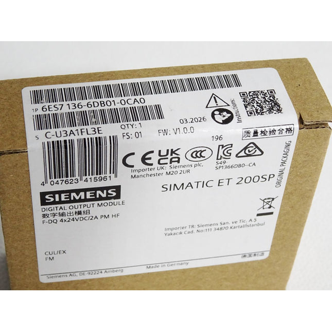 Siemens ET200SP F-DQ 6ES7136-6DB01-0CA0 6ES7 136-6DB01-0CA0 / Neu OVP versiegelt