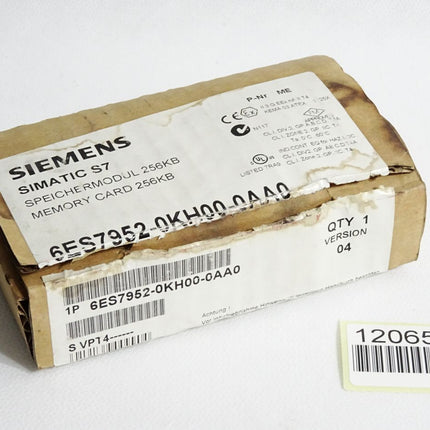 Siemens Speichermodul 256KB 6ES7952-0KH00-0AA0 6ES7 952-0KH00-0AA0 / Neu OVP