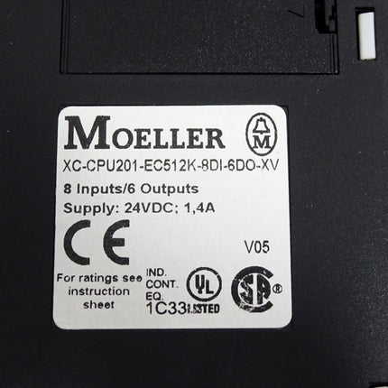 Moeller Modular PLC XC-CPU201-EC512K-8DI-6DO-XV CPU-Modul - ohne Stecker - Maranos.de