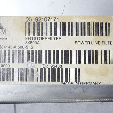 Siemens Simovert Masterdrives Entstörfilter Power line Filter 6SE7033-0E87-0FA0
