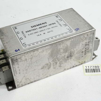 Siemens 6SE7021-8ES87-0FB0 Simovert Masterdrives Funkentstörfilter