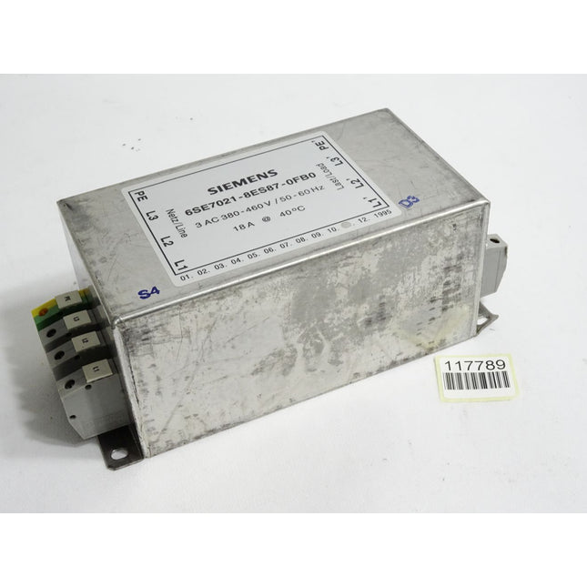 Siemens 6SE7021-8ES87-0FB0 Simovert Masterdrives Funkentstörfilter