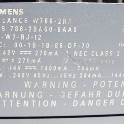 Siemens Scalance W786-2RR 6GK5786-2BA60-6AA0 IWLAN access point - Maranos.de