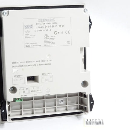 Siemens Panel OP77A 6AV6641-0BA11-0AX1 6AV6 641-0BA11-0AX1 - Maranos.de