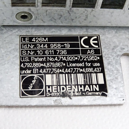 Heidenhain Logikeinheit LE426M 344958-19 325821-05 344712-01 324961-09 329660-06