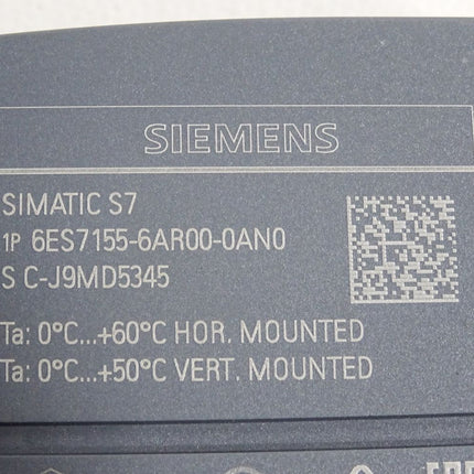 Siemens ET200SP 6ES7155-6AR00-0AN0 6ES7 155-6AR00-0AN0 interface module IM155-6 - Maranos.de