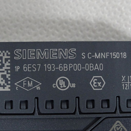 Siemens ET200SP BaseUnit 6ES7193-6BP00-0BA0 6ES7 193-6BP00-0BA0 - Maranos.de