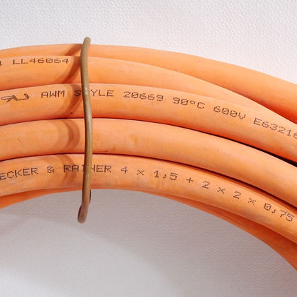 B&R BERNECKER & RAINER 4x1.5+2x2x0.75 FLEX Motor Cable 1.5 mm² Length 18m - Maranos.de
