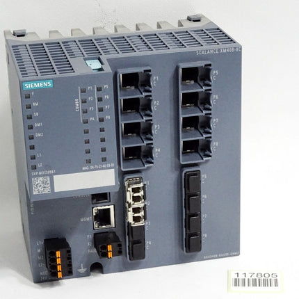 Siemens Scalance XM408-8C Ethernet Switch 6GK5408-8GS00-2AM2