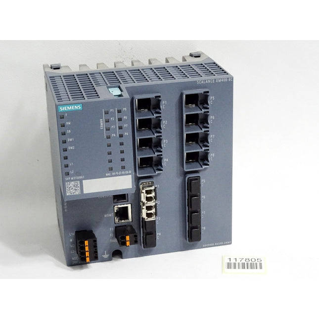 Siemens Scalance XM408-8C Ethernet Switch 6GK5408-8GS00-2AM2