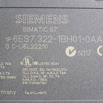 Siemens S7-300 SM322 6ES7322-1BH01-0AA0 6ES7 322-1BH01-0AA0 - Maranos.de