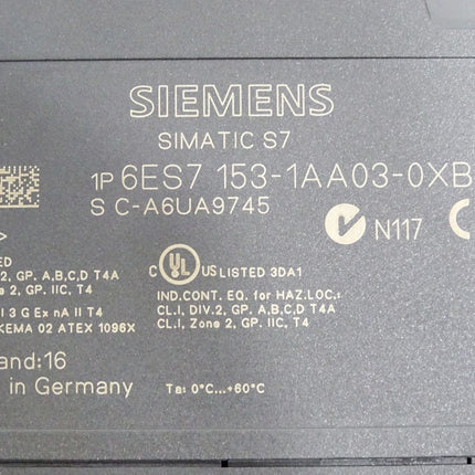 Siemens Anschaltung IM 153-1 6ES7153-1AA03-0XB0 6ES7 153-1AA03-0XB0 - Maranos.de
