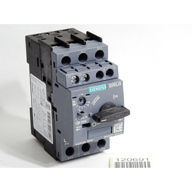 Siemens Leistungsschalter 3RV2021-4AA10 / Neuwertig