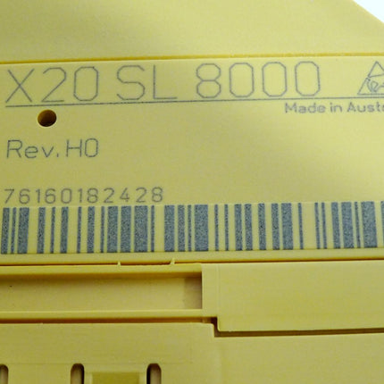 B&R X20SL8000 Rev.H0  X20 SL 8000 POWERLINK Zentraleinheit