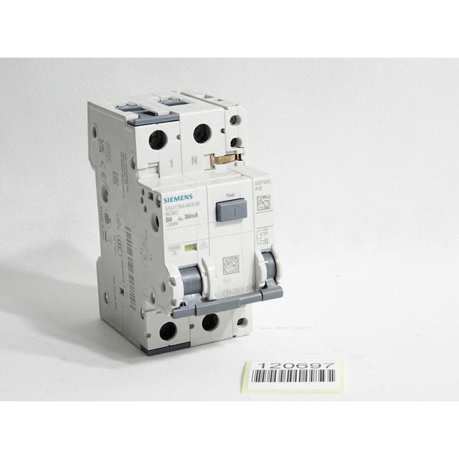 Siemens FI-Schutzschalter 5SU1354-6KK06 RCBO B6 30mA / Neuwertig