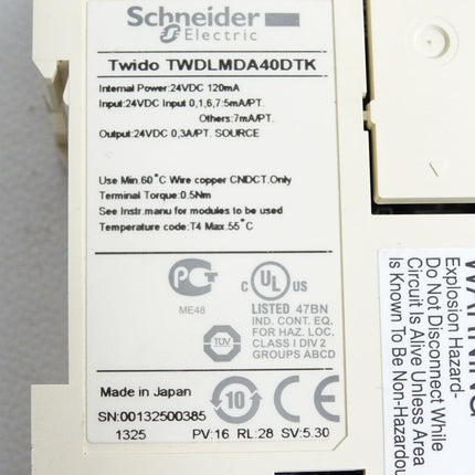 Schneider Electric Twido TWDLMDA40DTK Grundgerät - Maranos.de