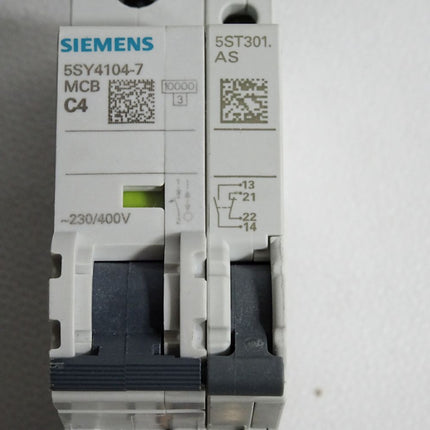 Siemens Leitungsschutzschalter 5SY4104-7 MCB C4 / Neuwertig - Maranos.de