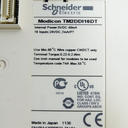 Schneider Electric Modicon TM2DDI16DT Eingangsmodul Digital - Maranos.de