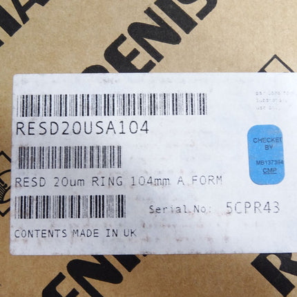 Renishaw RESD20USA104 RESD distance coded ring 20um 104mm / Neu OVP - Maranos.de
