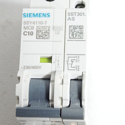 Siemens Leitungsschutzschalter 5SY4110-7 MCB C10 / Neuwertig