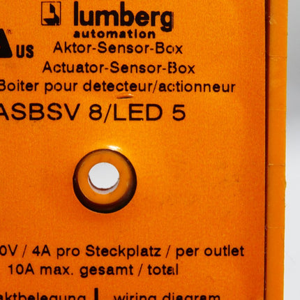 Lumberg Automation Aktor-Sensor-Box ASBSV 8/LED 5 - Maranos.de