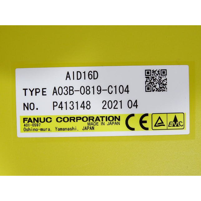 Fanuc AID16D A03B-0819-C104 Eingangsmodul / Neu - Maranos.de