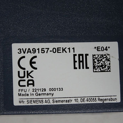 Siemens Frontdrehantrieb 3VA9157-0EK11 + 3VA1110-5EE36-0AA0 / Neuwertig