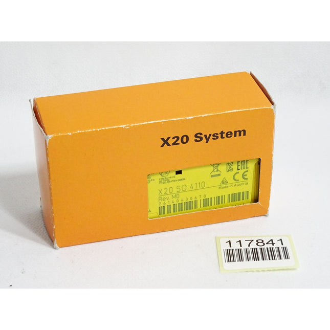 B&R X20SO4110 Rev.M0 X20 SO 4110 Digitales Ausgangsmodul / Neu OVP
