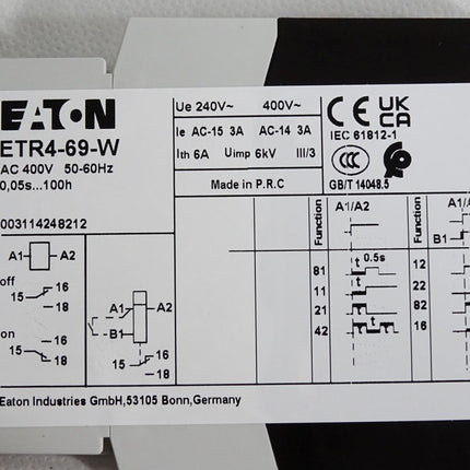 Eaton ETR4-69-W / Neu OVP - Maranos.de
