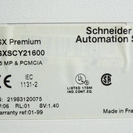 Schneider Electric TSX Premium TSXSCY21600 RS 485MP+PCMCIA Module - Maranos.de