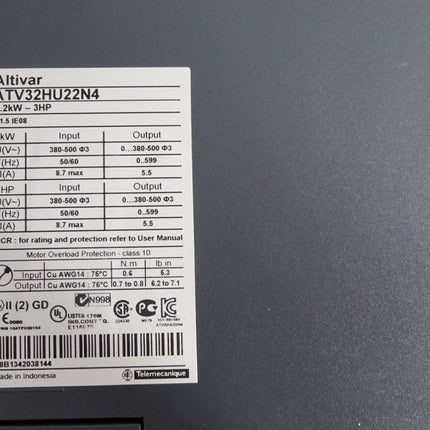Schneider Altivar ATV32HU22N4 2.2kW Frequenzumrichter - Maranos.de