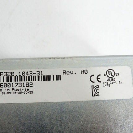B&R 4PP320.1043-31 Rev.H0 Power Panel PP320