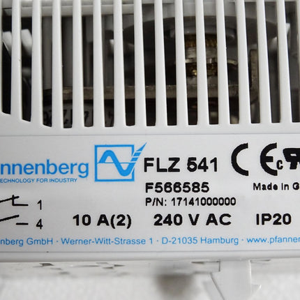 Pfannenberg Schaltschrank-Thermostat FLZ541 17141000000 / Neuwertig
