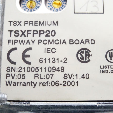 Schneider Electric TSXFPP20 Fipway Agent PCMCIA-Karte mit Kabel TSXFPCG030 - Maranos.de