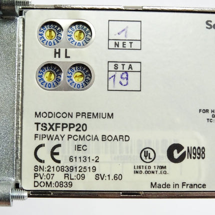 Schneider Electric TSXFPP20 Fipway Agent PCMCIA-Karte mit Kabel TSXFPCG010 - Maranos.de