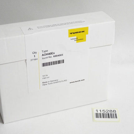 Turck AOH40Ex 6884003 4-Kanal-Ausgangsmodul Analog HART / Neu OVP versiegelt - Maranos.de