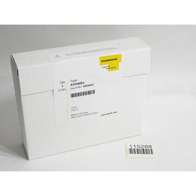 Turck AOH40Ex 6884003 4-Kanal-Ausgangsmodul Analog HART / Neu OVP versiegelt - Maranos.de