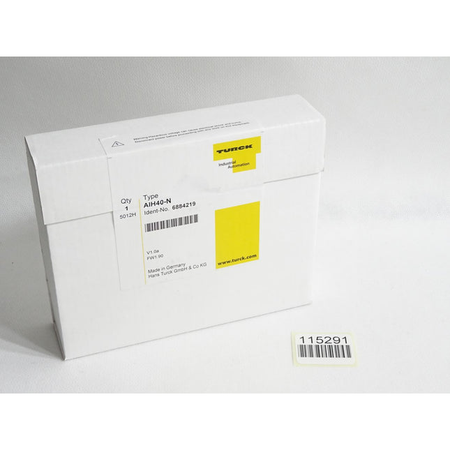 Turck AIH40-N 6884219 4-Kanal-Eingangsmodul Analog HART / Neu OVP versiegelt - Maranos.de