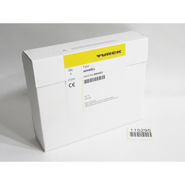 Turck AIH40Ex 6884001 4-Kanal-Eingangsmodul Analog HART / Neu OVP versiegelt - Maranos.de