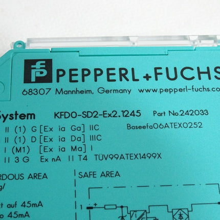 Pepperl+Fuchs 242033 KFD0-SD2-EX2.1245 Ventilsteuerbaustein