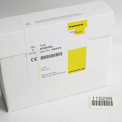 Turck AO401Ex 6884205 4-Kanal-Ausgangsmodul Analog / Neu OVP versiegelt - Maranos.de