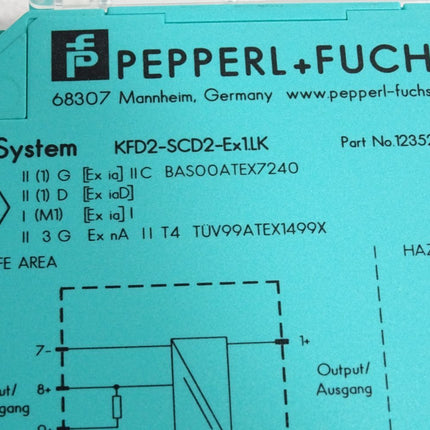 Pepperl+Fuchs 123524 KFD2-SCD2-EX1.LK SMART Current Driver