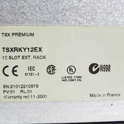 Schneider Electric Modicon premium TSXRKY12EX Rack 12 slots - Maranos.de