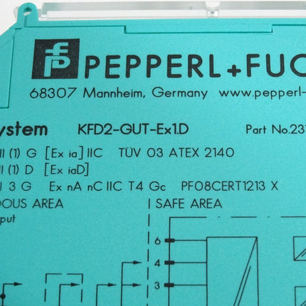 Pepperl+Fuchs 231225 KFD2-GUT-Ex1.D Temperaturumrichter mit Auslösewerten - Maranos.de
