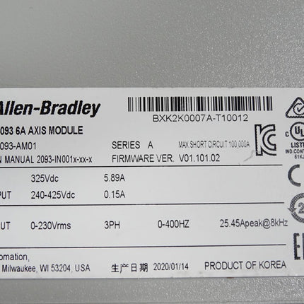 Allen Bradley Axis Module 2093-AM01 / Neuwertig - Maranos.de