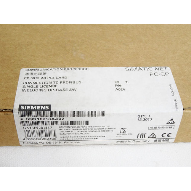 Siemens Simatic Net PC-CP CP5613 A3 PCI-Card 6GK1561-3AA02 / Neu OVP versiegelt - Maranos.de