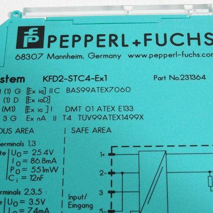 Pepperl+Fuchs 231364 KFD2-STC4-Ex1 SMART-Transmitterspeisegerät