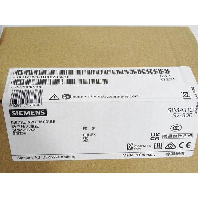 Siemens S7-300 SM326  6ES7326-1BK02-0AB0 6ES7 326-1BK02-0AB0 /Neu OVP versiegelt - Maranos.de