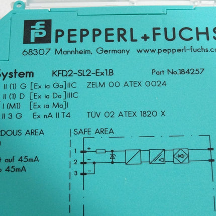 Pepperl+Fuchs 184257 KFD2-SL2-Ex1.B Ventilsteuerbaustein - Maranos.de